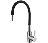 Grifo fregadero flexible negro ug timanfaya