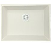 Granitemy universal fregadero de granito blanco de 55x40 cm, instalación sobre encimera, bajo encimera y enrasada, con tapón blanco 1208967153.