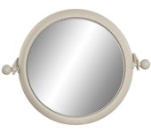 Espejo de pared home esprit blanco metal romántico 37 x 13 x 29 cm