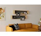 Estante de pared karen antracita zafiro