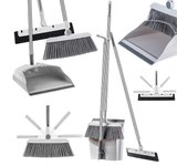 Kadax kit de limpieza 3 en 1, escoba, recogedor, extractor de piso