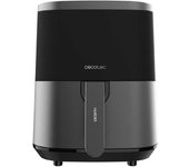 Cecotec freidora de aire sin aceite de 4 l cecofry fantastik inox 4000 air fryer 1400 w compacta panel de control táctil 9 menús tecnología