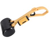 Recogedor de excrementos para mascotas, multiusos, ligero, portátil, con mango largo, con dispensador de bolsas para excrementos para patio exterio