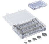 Relaxdays pack 272 fieltros adhesivos cuadrados y redondos, salva sillas, protectores patas muebles, gris