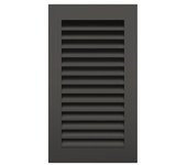 Rejilla de ventilación para chimenea negra - hide vertical 30x17