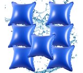 Cojines inflables para piscinas elevadas 122 x 122 x 60 cm, cojín de aire para piscina, cojín para piscina 7pcs