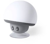 Altavoz diseño seta bluetooth 5.0 . potencia sonido 3w. batería 200 mah 5,2x6x5,2 cm. color: blanco dam