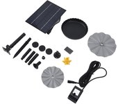 Kit de bomba de agua con energía solar, material resistente para baños de pájaros, jardines, piscinas y peceras, cc de