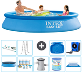 Paquete de piscina - intex - alrededor - 305x305x61 cm + accesorios a508