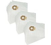 Vhbw 30x bolsa compatible con nilfisk alto attix 30-21 pc, attix 33-01 ic, attix 33-2l ic, attix 33-2m pc aspiradora - vellón micro, blanco