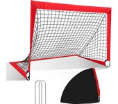 Portería de fútbol para niños, red de fútbol plegable mini portería de fútbol plegable 120 x 90 x 90 cm