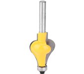 Fresa para pasamanos con forma de calabaza, vástago de 8 mm, herramientas de fresado para carpintería
