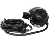 Controlador de velocidad sin escobillas de motor de 36v/48v 350w, con empuñadura de acelerador de pulgar, pantalla lcd para bicicleta eléctrica scoote