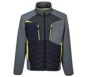Chaqueta laboral dx4 hybrid baffle paneles acolchados de insulatex portwest dx471