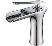 Grifo monomando de lavabo efecto cascada modelo virginia