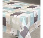 Mantel antimanchas estampado floral ginkgo