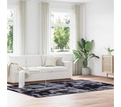 Alfombra de pelo largo navarra gris oscuro 200x290 cm