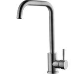 Mezclador de fregadero de cocina de caño alto en acero inoxidable 304 nice 800037as - acero inoxidable cepillado