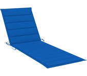 Tumbona de jardín | silla de exterior | sillon jardín con mesa y cojín de madera de pino impregnada cfw601209