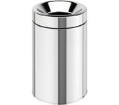 Lineabeta - sestei cubo de basura de acero pulido con cubo 5 l