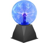 Bola de plasma mágica, luz de bola de plasma, lámpara de esfera de iones bola sensible al tacto de 6 pulgadas, luz novedad luces nocturnas, flashes pl