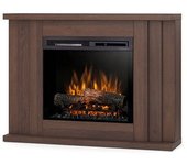 Paria - chimenea de suelo eléctrica independiente con led - roble - 23' - 108 x 80 x 27.5