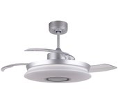 Ventilador de techo led con altavoz gaby rgb 3cct dc aspas plegables