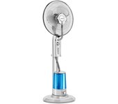 Ventilador pie con nebulizador de agua, oscilante, 3 velocidades, temporizador 60 minutos, mpm, gris, 75, mwp-20