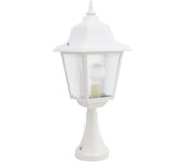 Baliza clásica rob ip44 e27 42w 540mm cristal matizado blanco