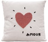 Cojín decorativo corazón amor