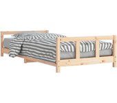 Estructura de cama infantil madera maciza de pino 90x190 cm