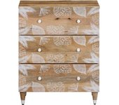 Aparador | aparador de comedor | armario de cocina de madera maciza de mango 60x33,5x75 cm cfw167947