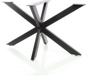 Patas de mesa de acero tipo araña 43x58x98cm negro marco de metal base de mesa industrial muebles