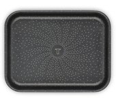 Bandeja para horno tefal success 20 x 26 cm negro metal aluminio