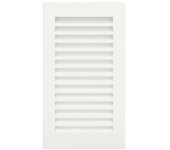 Rejilla de ventilación para chimenea blanco - hide vertical 30x17