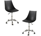 Pack 2 sillas blok office - negro