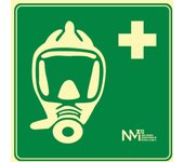 Señal equipo autónomo de respiración