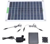 Bomba de agua solar de silicio monocristalino de bajo consumo, 100 w, cabezal de 16,4 pies para piscina de jardín al