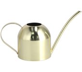 Regadera de 1000ml para interiores, vintage, de acero inoxidable, flores suculentas, plantas, hervidor de agua, olla dorada
