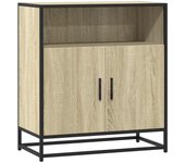 Aparador | aparador de comedor | armario de cocina madera ingeniería roble sonoma 68x35x76 cm cfw168002