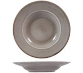 6 platos para pasta gris reactivo 24 cm h&h