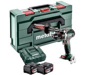 Taladro atornillador 18 v bs 18 ltx bl i - 2 x 5,2 ah li-power, asc 55, maletín metabox