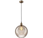 Lamkur plafones colgantes globe patina, 1x e27