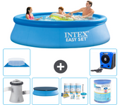 Paquete de piscina - intex - alrededor - 305x305x76 cm + accesorios a919