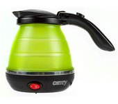 Hervidor agua eléctrico plegable, 0,5l, silicona sin bpa, resistencia oculta, apagado automático, camry, verde, 750, cr 1265