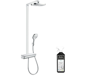 Hansgrohe raindance select e columna de ducha termostática cromada 3 chorros + limpiador briochin