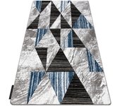 Alfombra alter nano triángulos azul 280x370 cm