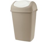 Tontarelli cubo de basura 8101951ace grace tapa basculante tortora