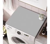 Funda protectora para secadora y encimera de lavadora, ideal para lavadero, gris, 50 x 60 cm