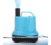 Bomba sumergible para acuario, 3200 l/h, con circulación de succión de fondo, 65 w, color azul